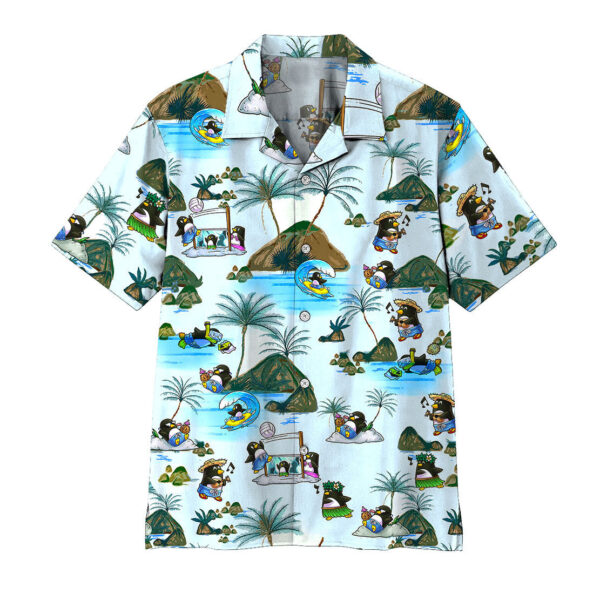 Penguin 3 Custom Hawaii Shirt