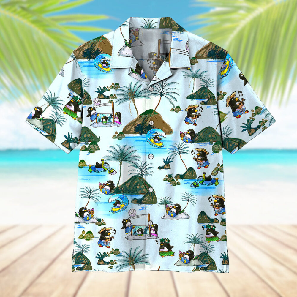 Penguin 3 Custom Hawaii Shirt