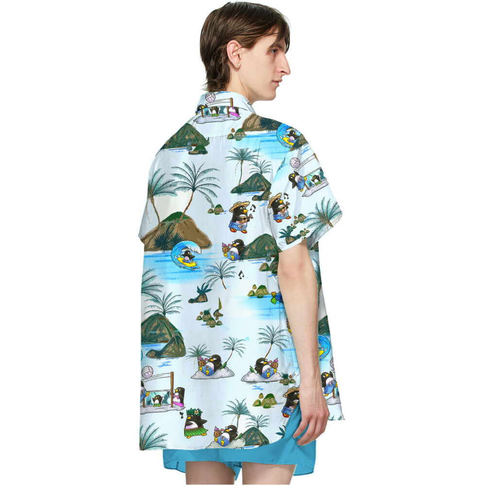 Penguin 3 Custom Hawaii Shirt