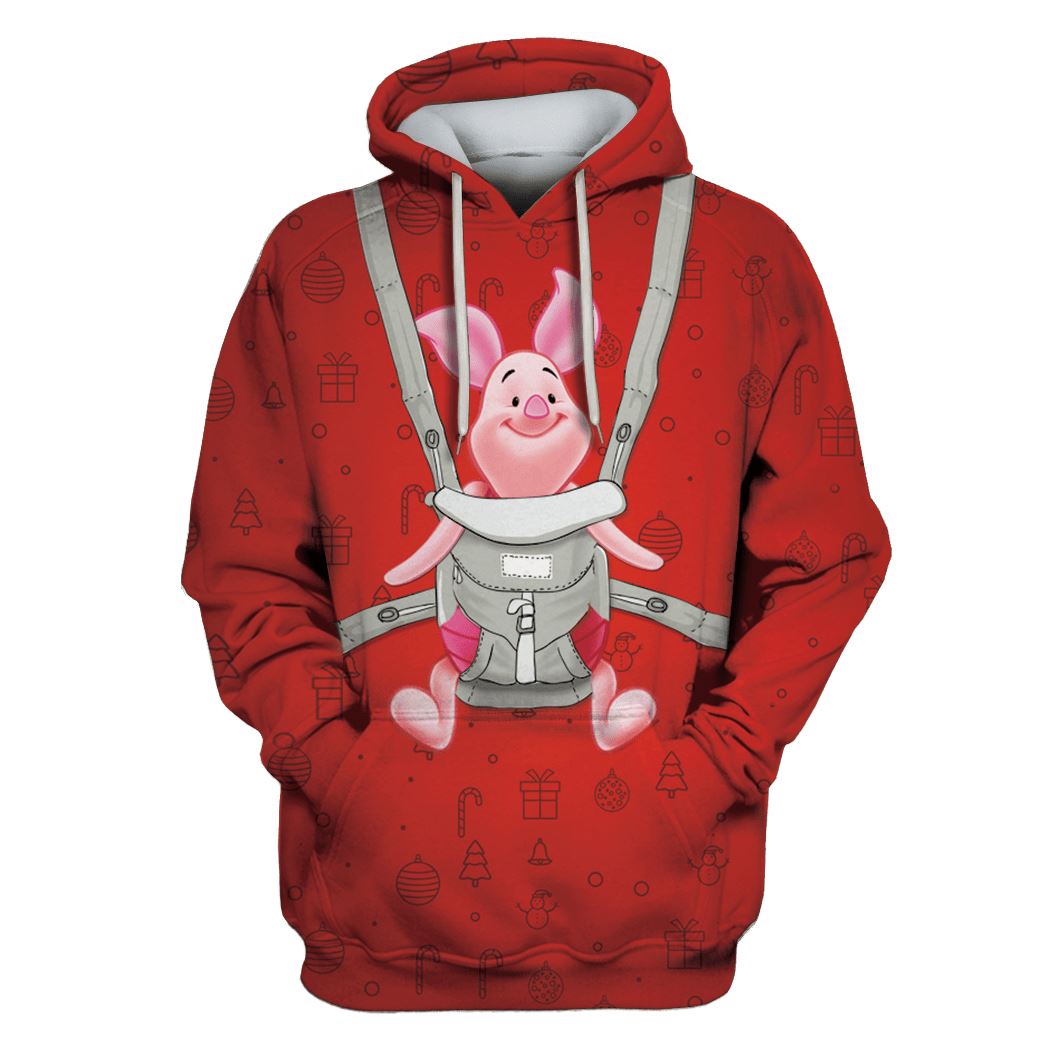 PIGLET Merry Christmas Custom T-Shirt Hoodie Apparel