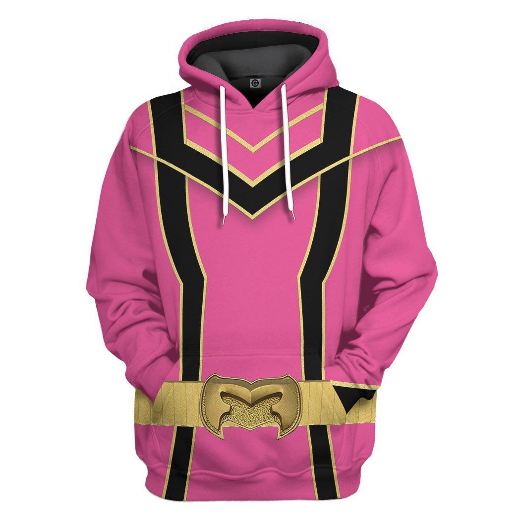 Pink Power Rangers Mystic Force Tshirt Hoodie Apparel