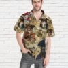 Pirate Cat Hawaiian Custom Short Sleeve Shirts O37Cf