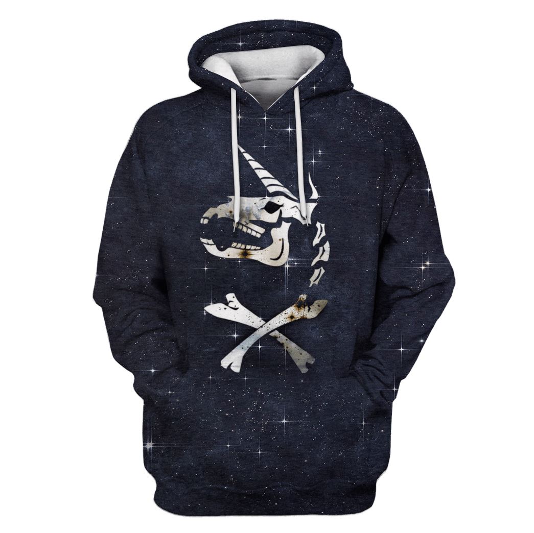 Pirate Unicorn OuterSpace Custom T-Shirt Hoodie Apparel