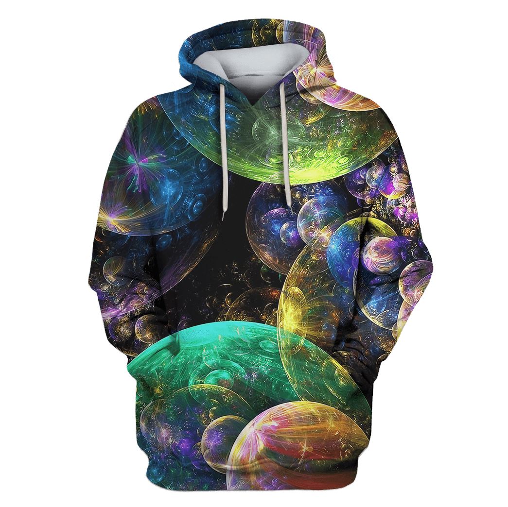 Planets and Galaxy Custom T-Shirt Hoodie Apparel