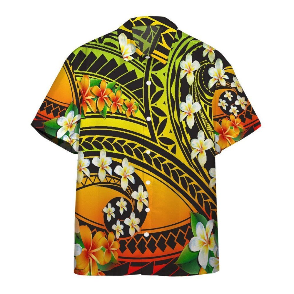 Plumeria Polynesian Custom Hawaiian Shirts For Men And Women