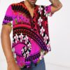 Plumeria Polynesian Purple Hawaii Shirt 7Amaf