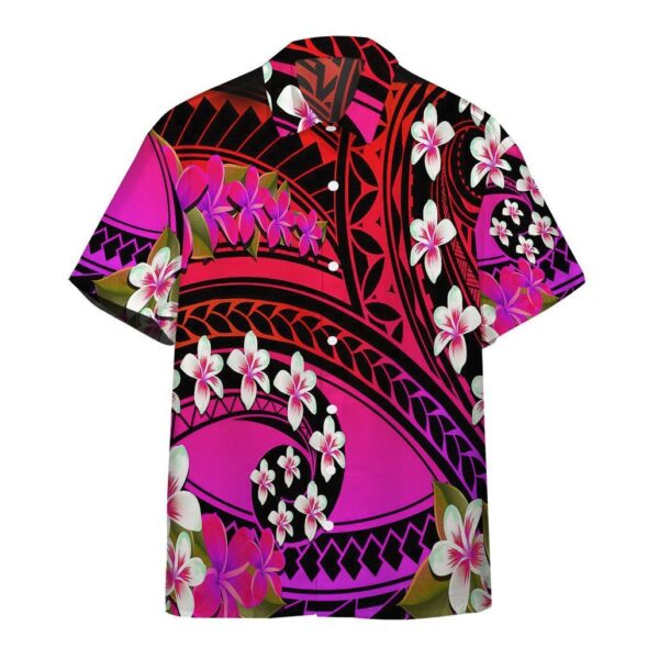 Plumeria Polynesian Purple Hawaii Shirt