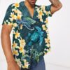 Plumeria Turtle Hawaii Shirt Cxkwg