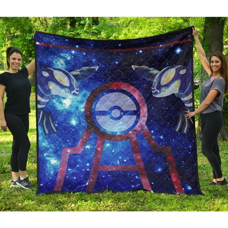 Pokemon Anime Kyogre Water Pokemon Fantastic Galaxy Premium Quilt Blanket