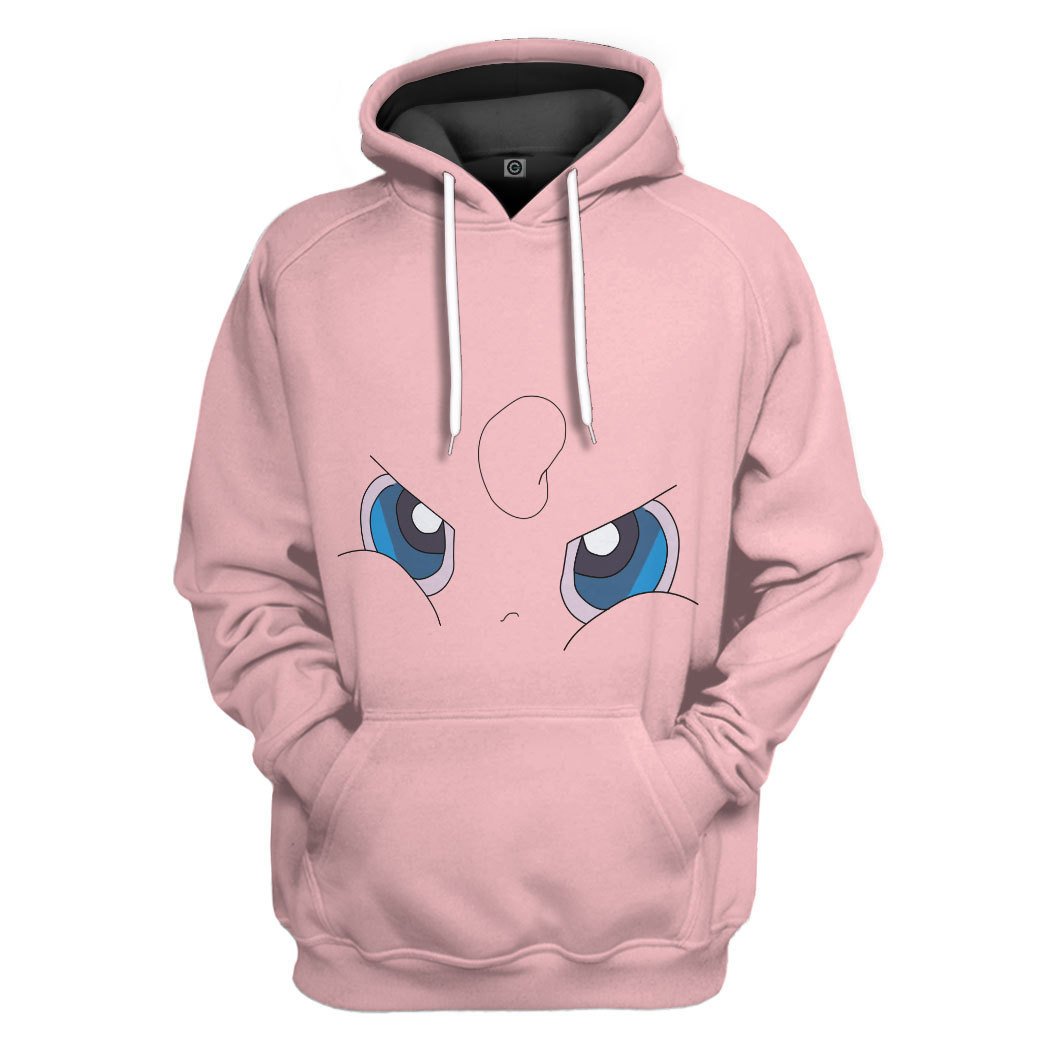 Pokemon Jigglypuff Cosplay All Over Print T-Shirt Hoodie Fan Gifts Idea