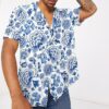 Porcelain Pattern Hawaii Shirt 6Dhxv