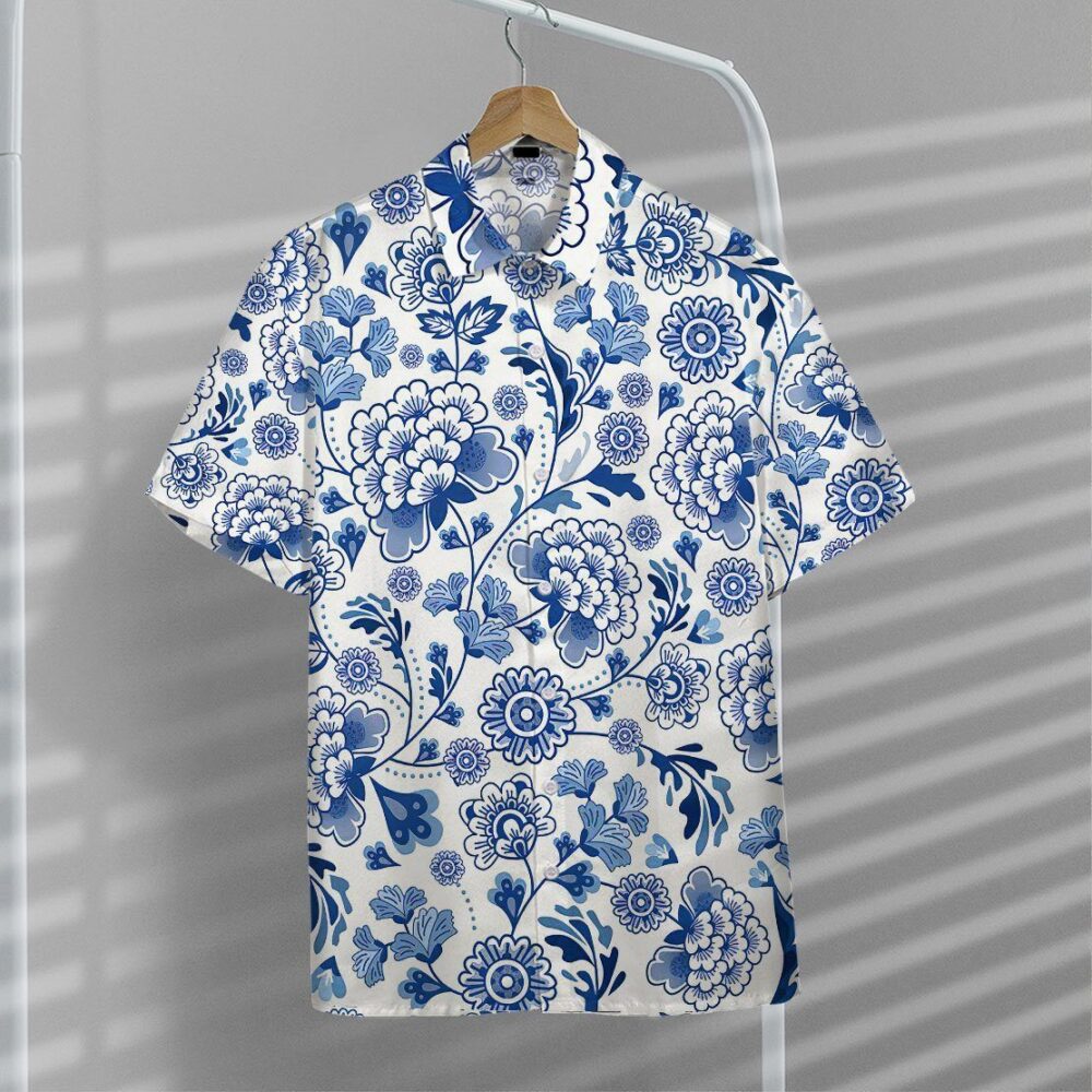 Porcelain Pattern Hawaii Shirt