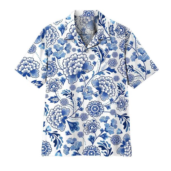 Porcelain Pattern Hawaii Shirt