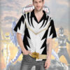 Power Ranger White Dino Thunder Hawaii Shirt Sk2Wh