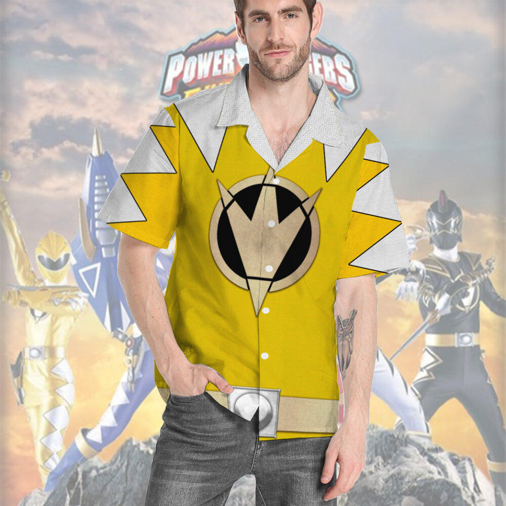 Power Ranger Yellow Dino Thunder Hawaii Shirt