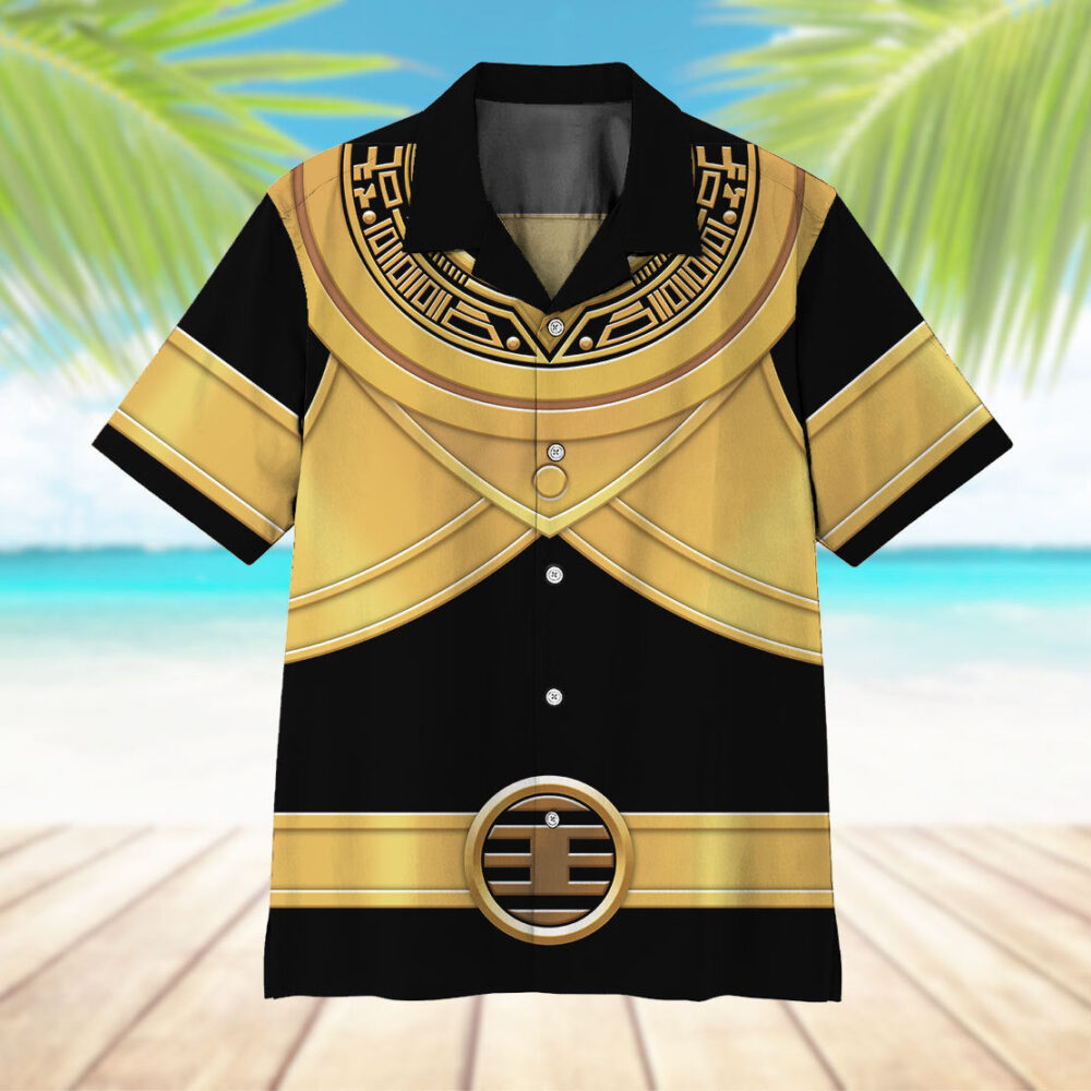 Power Ranger Zeo Gold Hawaii Shirt