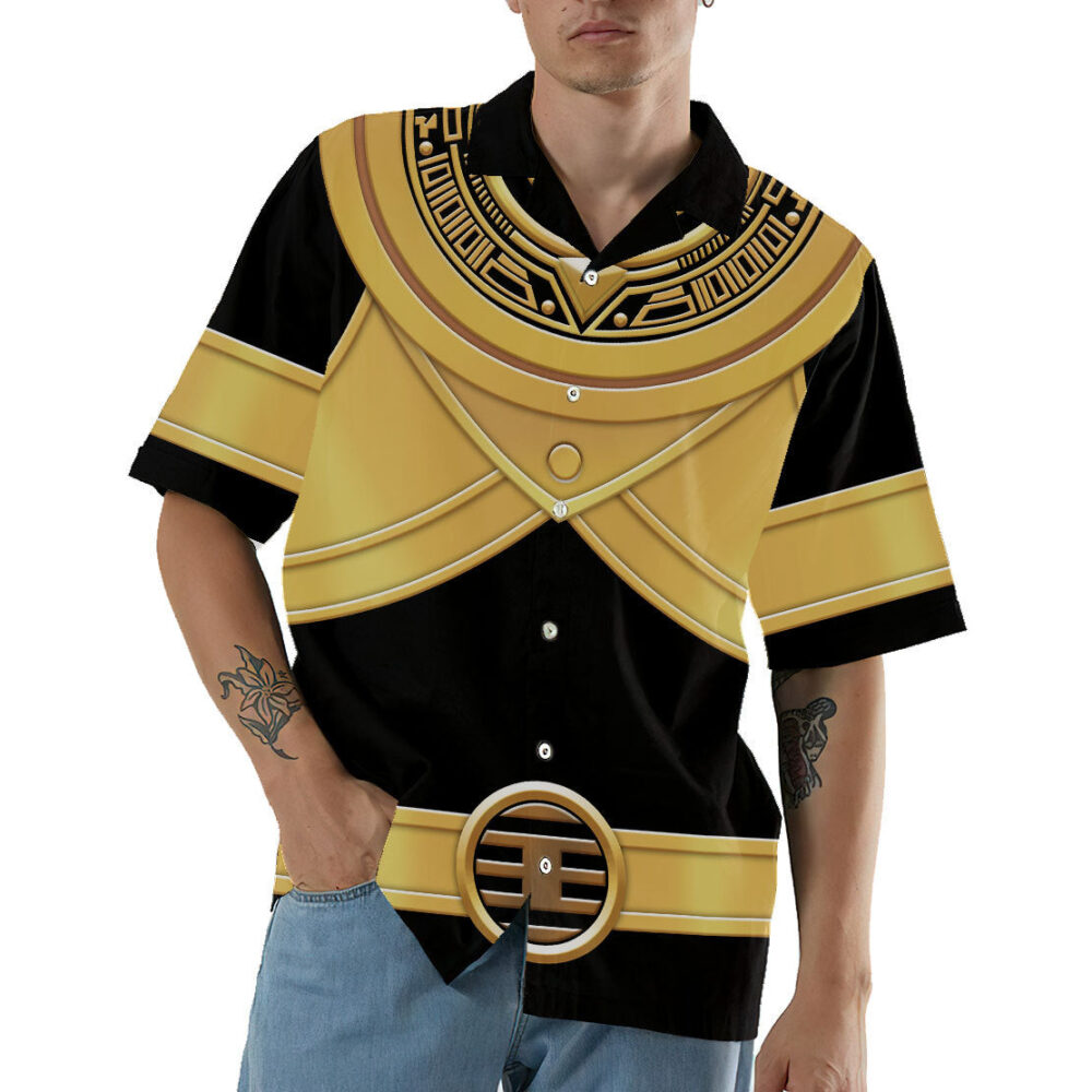 Power Ranger Zeo Gold Hawaii Shirt