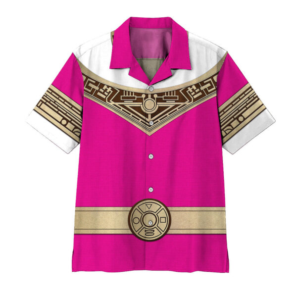 Power Ranger Zeo Pink Hawaii Shirt