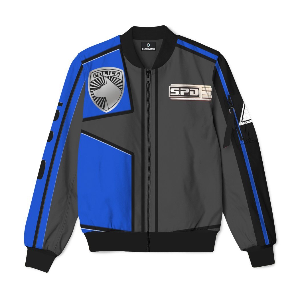 Power Rangers SPD Blue Uniform Bomber Jacket