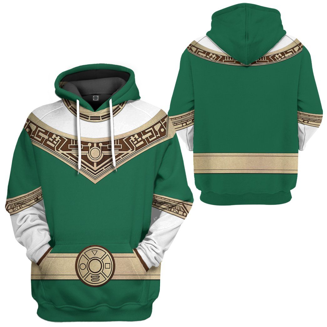 Power Rangers Zeo Green All Over Print T-Shirt Hoodie Fan Gifts Idea