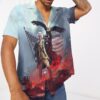 President George Warshington Custom Short Sleeve Shirt Kvpig