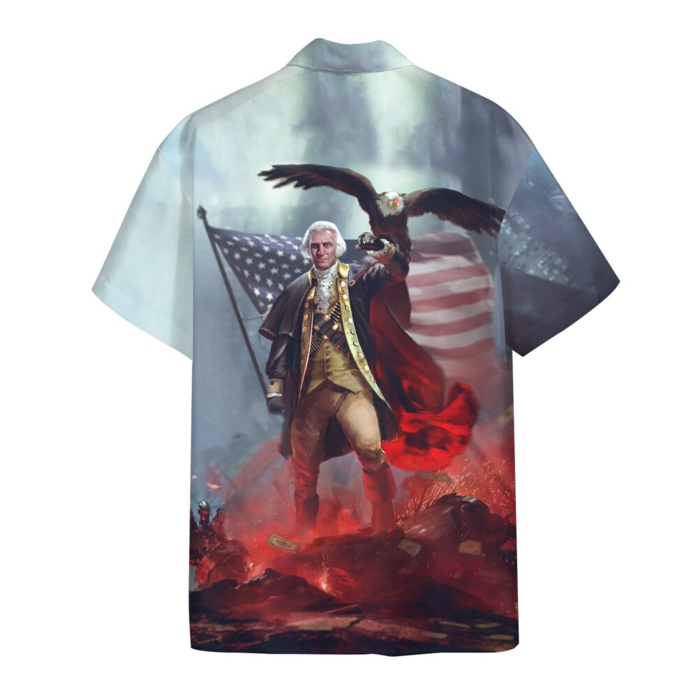 President George Warshington Custom Short Sleeve Shirt