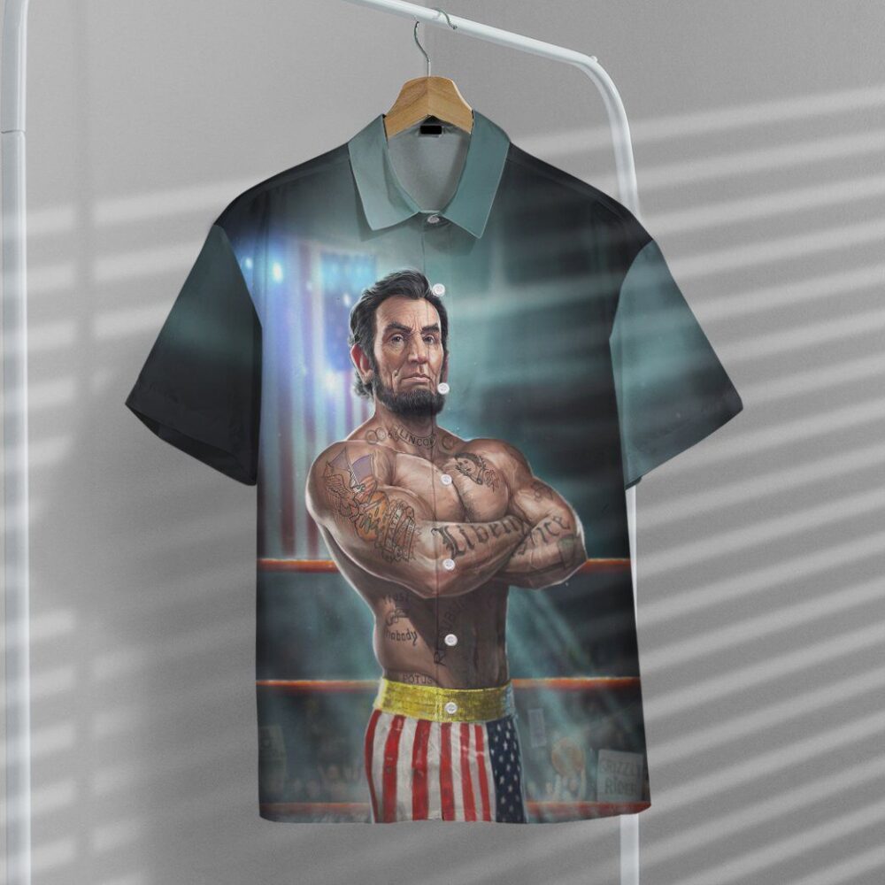 President Mmabe Lincoln Custom Short Sleeve Shirt