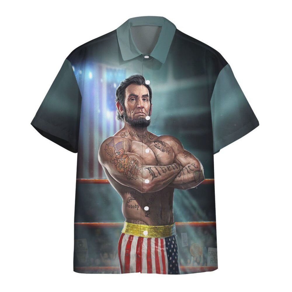 President Mmabe Lincoln Custom Short Sleeve Shirt