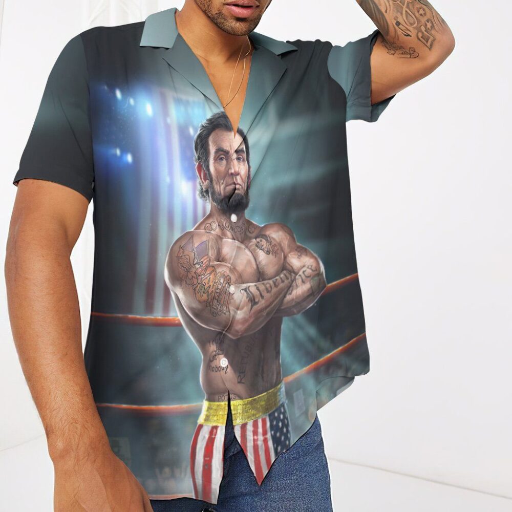 President Mmabe Lincoln Custom Short Sleeve Shirt