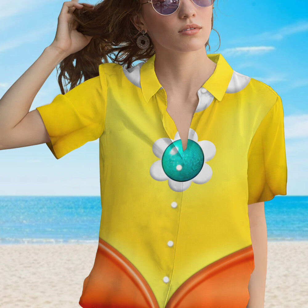 Princess Daisy Custom Short Sleeve Shirt