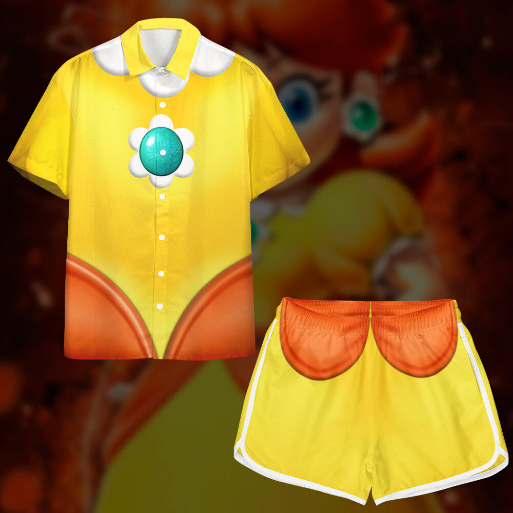 Princess Daisy Custom Short Sleeve Shirt