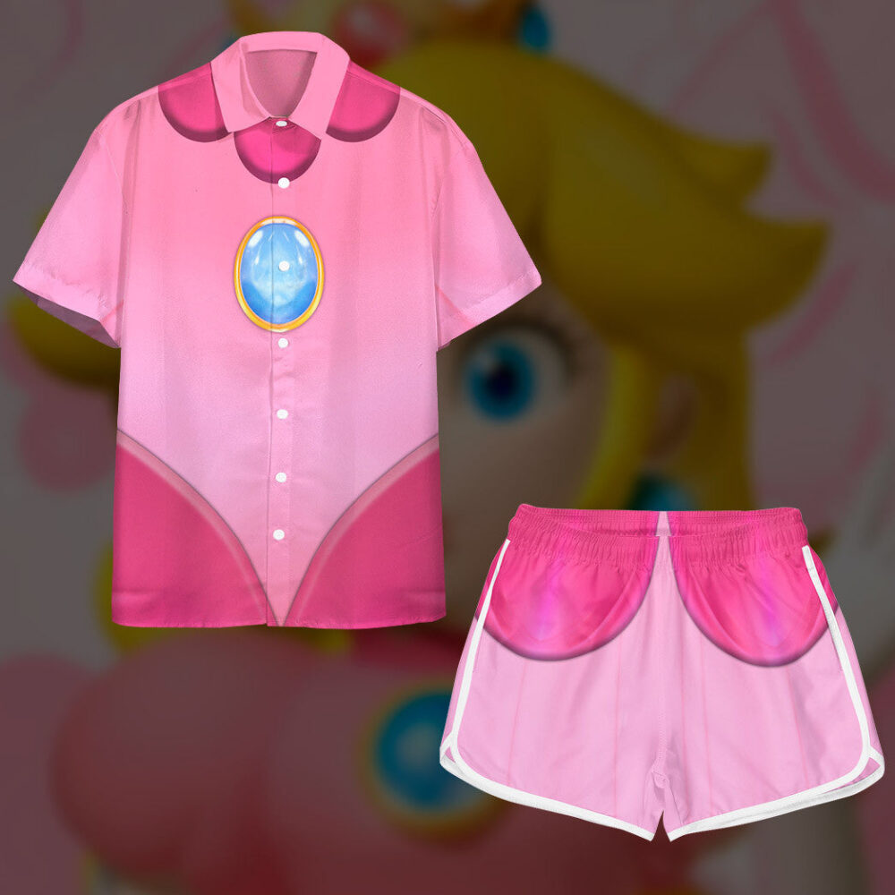 Princess Peach Custom Short Sleeve Shirt