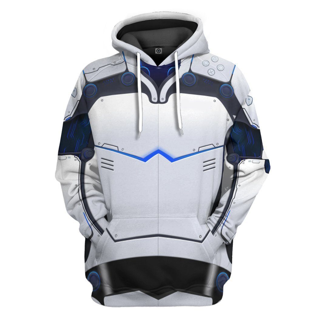 PS5 HighTech Custom Name Hoodie Apparel