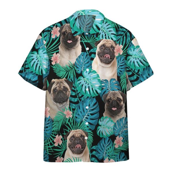 Pug Dog Summer Custom Short Sleeve Shirt