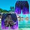 Purple Fire Hot Rod Hawaii Shirt Fnrym