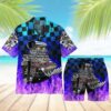 Purple Fire Hot Rod Hawaii Shirt Tqrlr