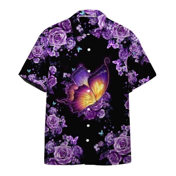 Purple Hippie Button Up Hawaii Shirt