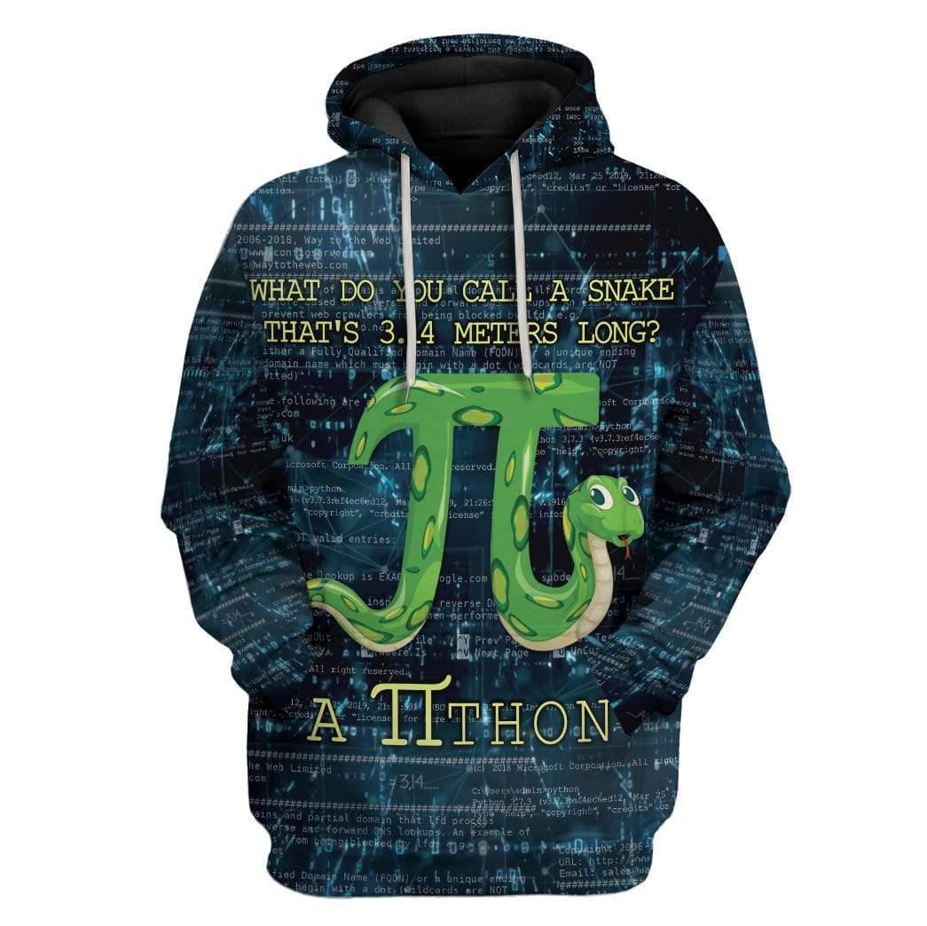 Python Pithon Snake Custom Hoodie Apparel