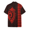 Red Fish Hook Hawaii Shirt E5Vd2