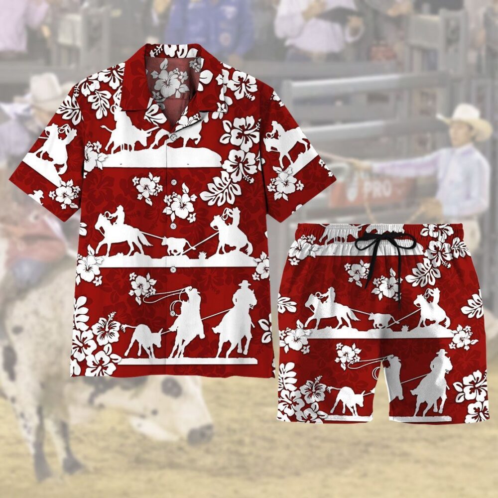 Red Team Roping Hawaii Shirt