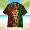 Reggae Lion Hawaii Shirt Fv2Im