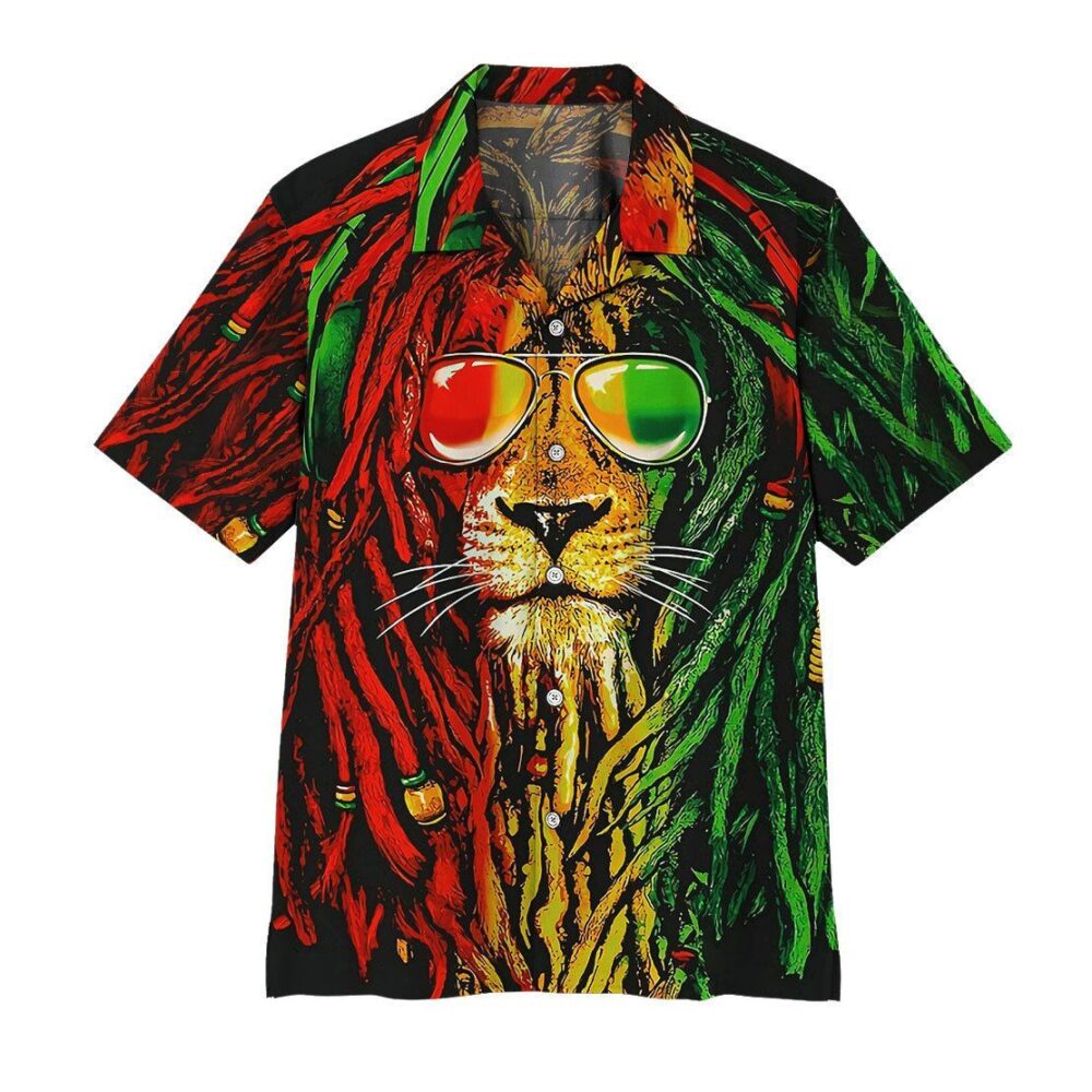 Reggae Lion Hawaii Shirt