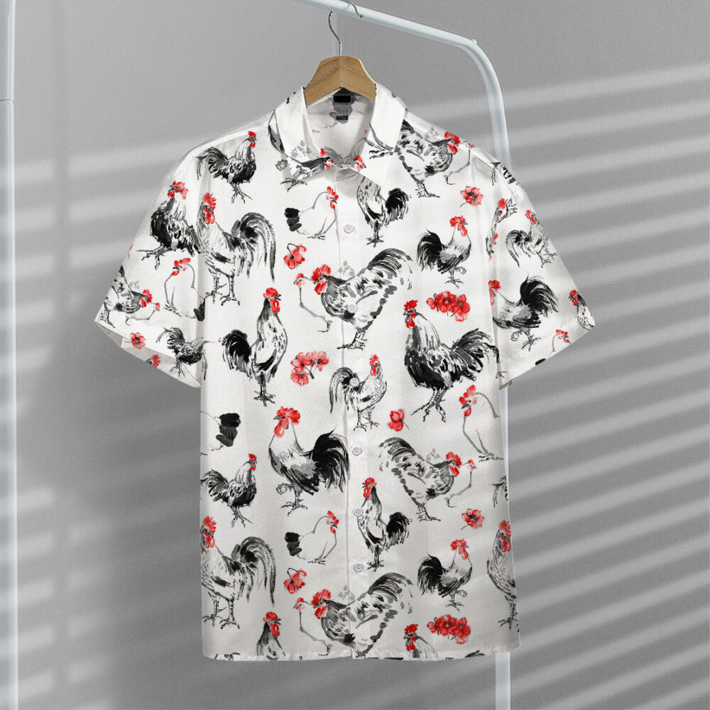 Rooster Hawaii Shirt