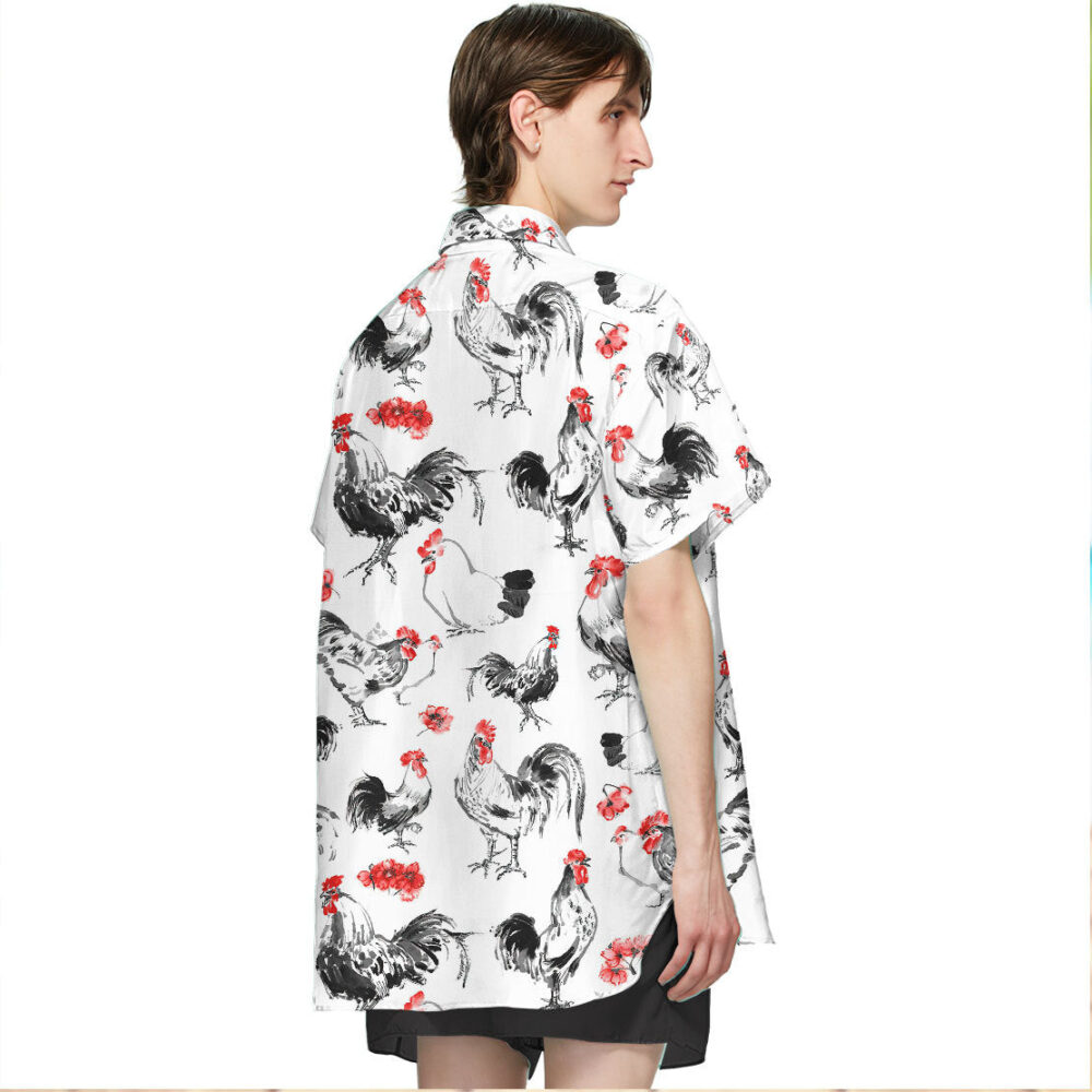 Rooster Hawaii Shirt