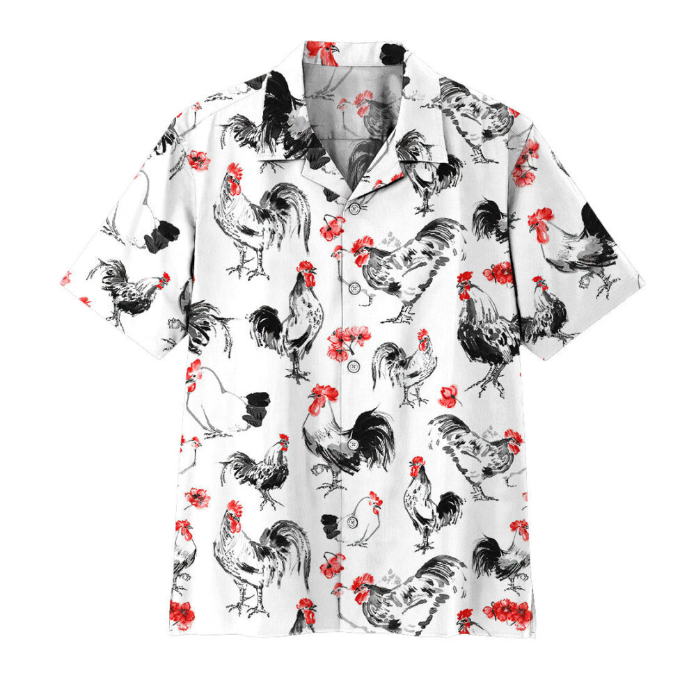 Rooster Hawaii Shirt