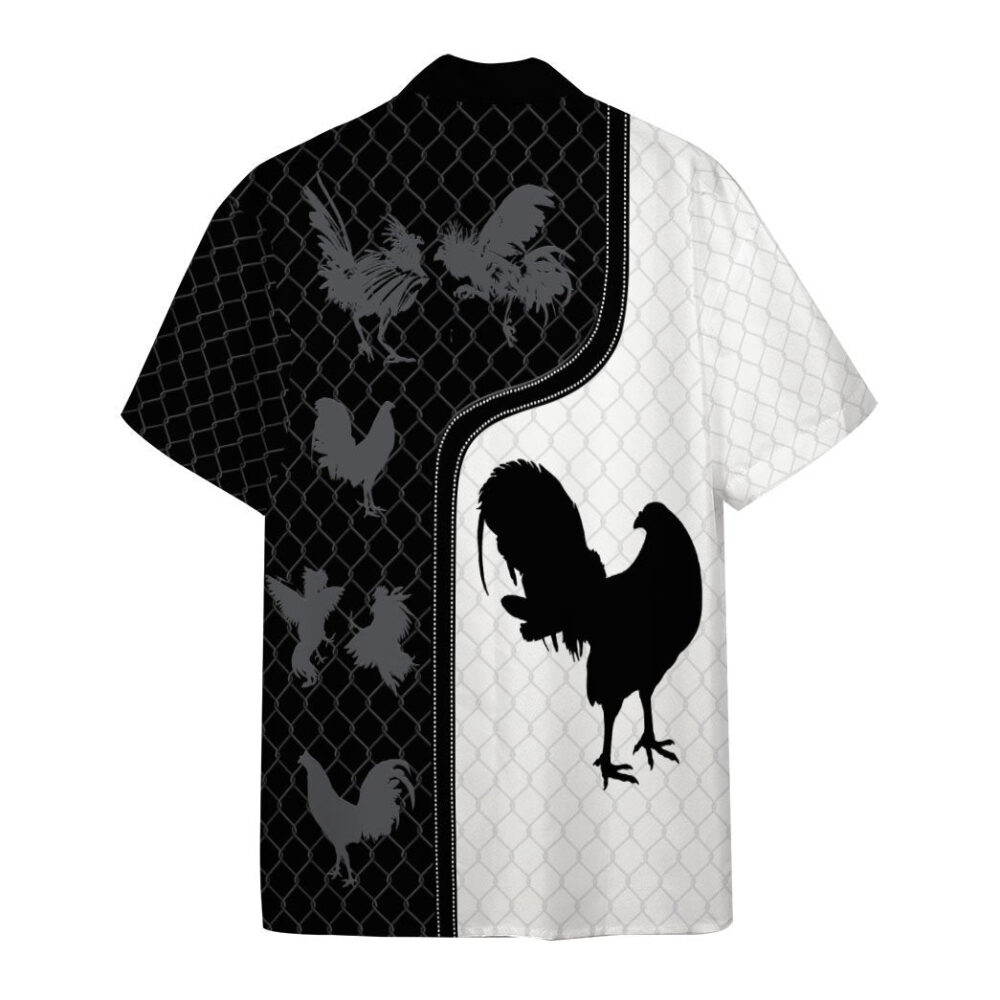 Rooster Printed Custom Short Sleeve Shirts