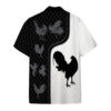 Rooster Printed Custom Short Sleeve Shirts Bij6E