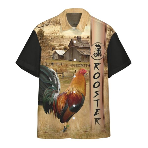 Rooster Ranch Grass Custom Short Sleeve Shirts