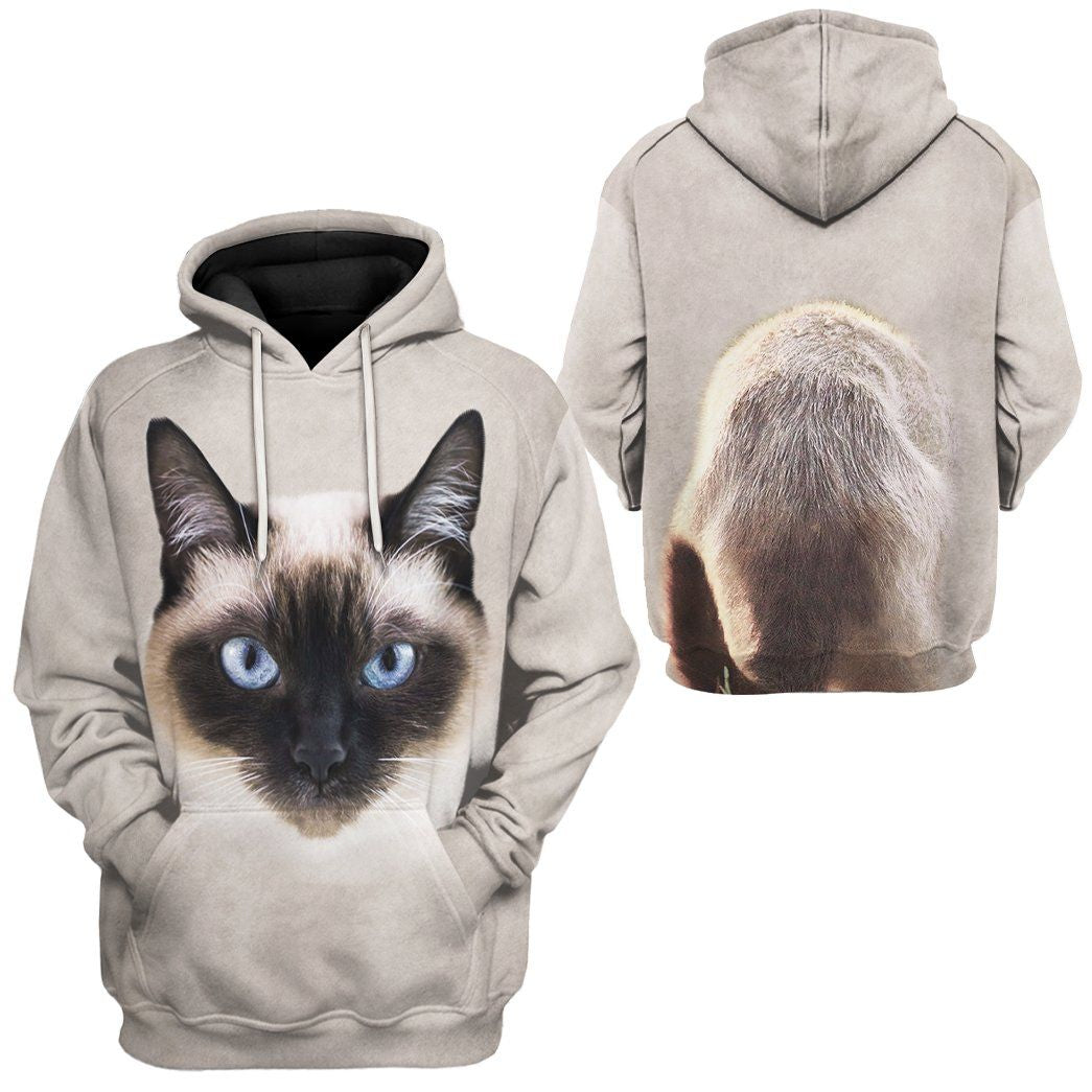 Siamese Cat Tshirt Hoodie Apparel