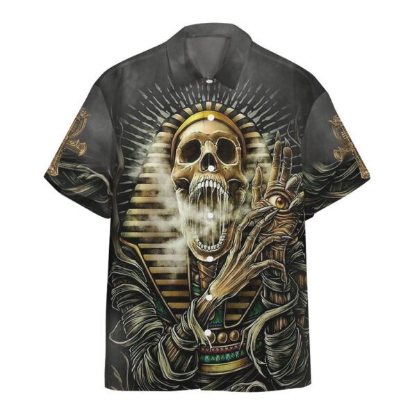 Sacred Skull Ancient Egypt Custom Short Sleeves Shirt